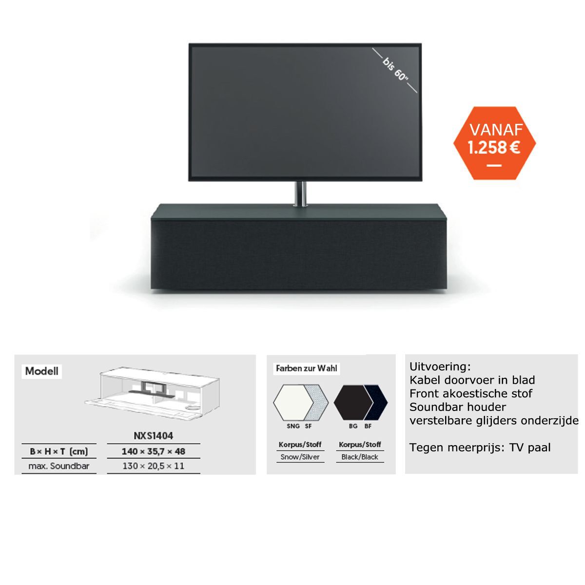 Spectral actie tv-meubel 1
