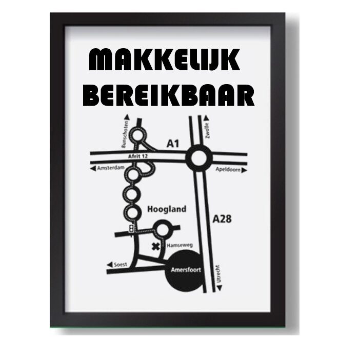 Routebeschrijving vanuit meubelboulevard Utrecht of Amersfoort