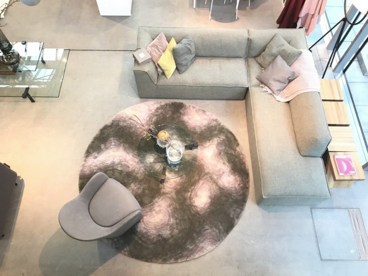 Carpetsign vloerkleed karpet ambient image contour lila