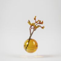 Studio About - Standing Flower Bubble - Low Tube - Amber