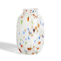 Hay - Splash Vase - Round L - White Dot