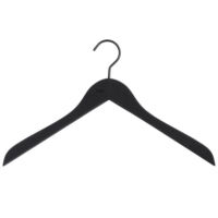 Hay - Soft coat hanger Slim 4 st. Black.