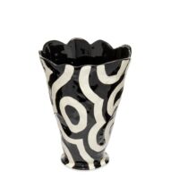 Hay - Vase Black & White - Jessica Hans - Ø 19,5 x H25 cm