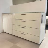 Multi Varis 524161 Kommode hoogglans wit.