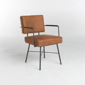 Bert Plantagie Brown - stoel Moss uni-stoffering