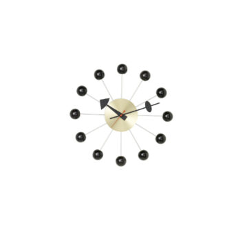 Vitra Ball Clock black/ brass