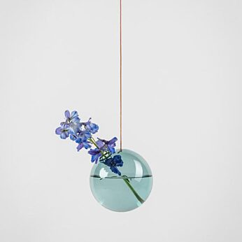 Studio About - Hanging Flower Bubble - Medium - Cyan