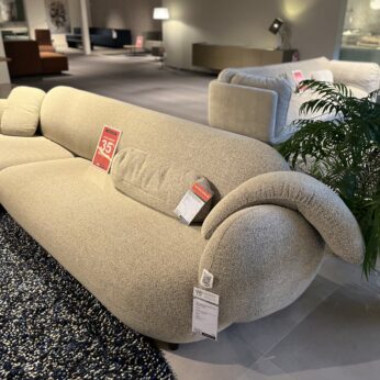 Leolux - Bank Pulla 3-zits AR + Chaise Longue medium AL